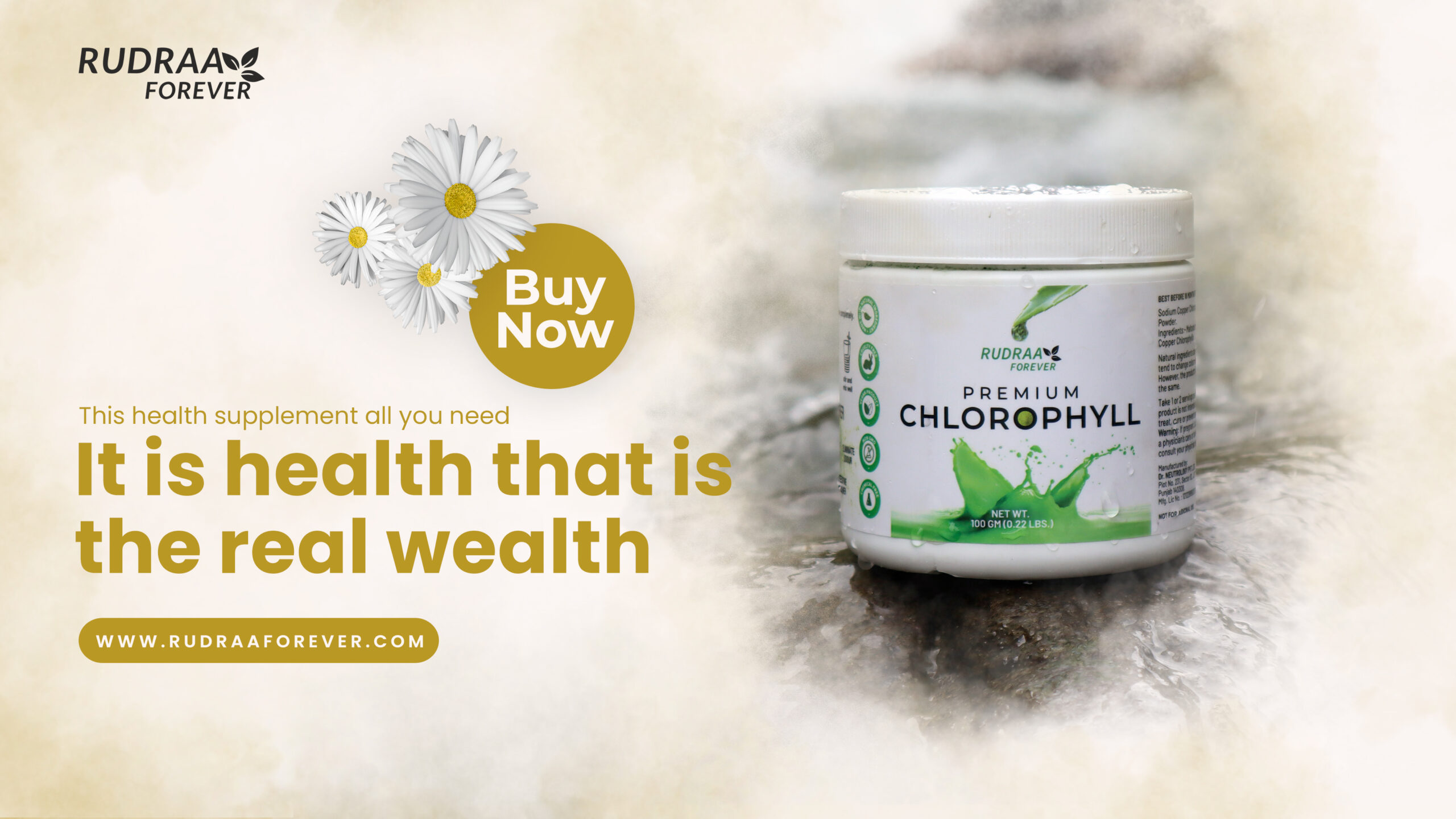 Rudraa chlorophyll alkaline water